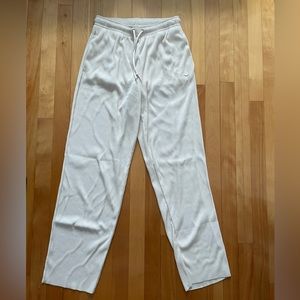 Adidas ribbed straight leg pants